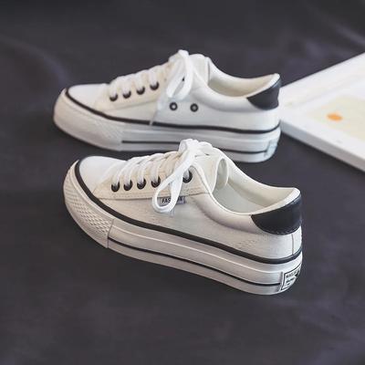 Новые холщовые женские туфли на толстой подошве, повседневные туфли с низким верхом, модные, удобные, вулканизированные туфли, туфли на плоской подошве, теннисные туфли для пар, легкая спортивная обувь
