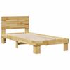 VidaXL Bed Frame with Headboard Without Mattress 75 X 190 Cm 3315727