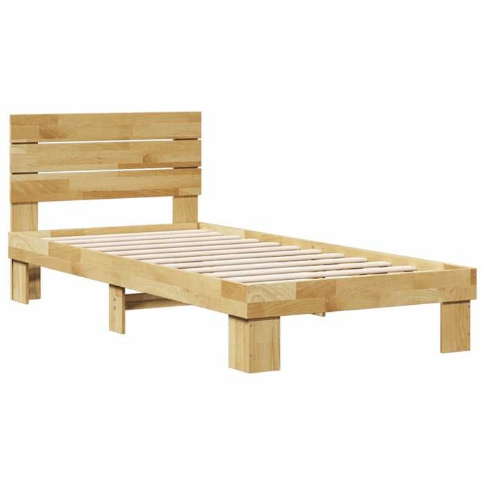 VidaXL Bed Frame with Headboard Without Mattress 75 X 190 Cm 3315727