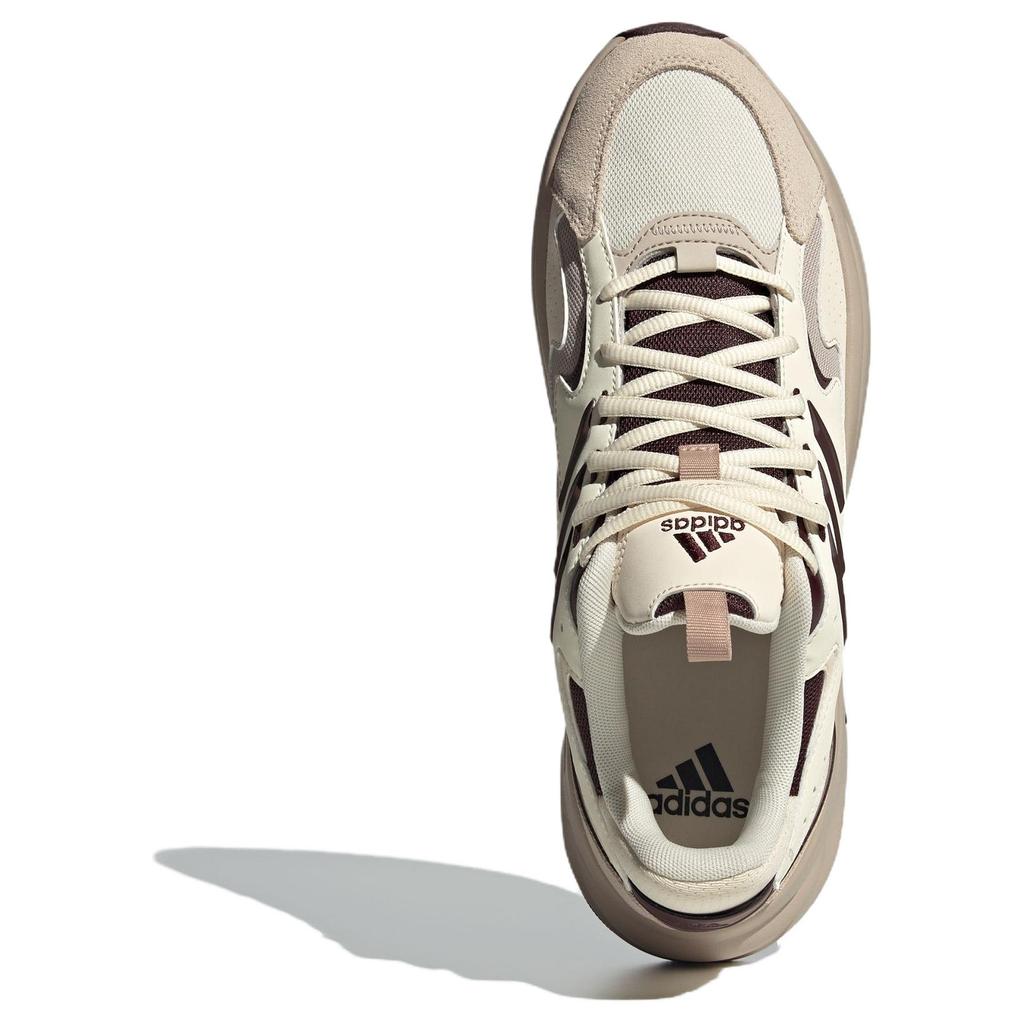 Adidas Ozwave Удобные Минималистичные Нескользящие Прочные Низкие Кроссовки Папы Унисекс Белый Серый JR3201