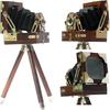 Деревянный штатив для кинокамеры в винтажном стиле, коллекционный подарочный предмет для студии, декоративный экспонат для дома, офиса или студии, подарок