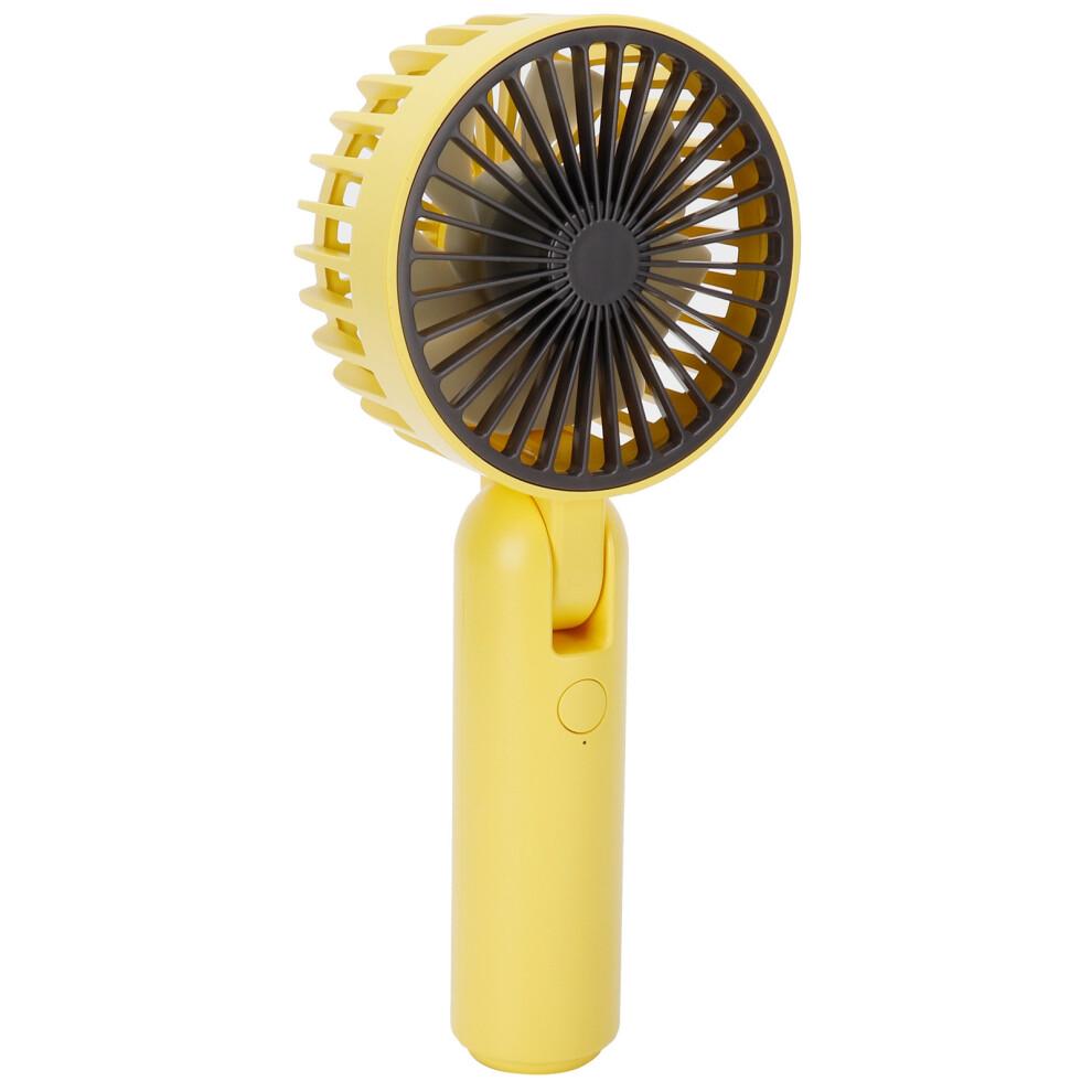 Rechargeable Battery Fan, Portable Handheld Fan with Foldable Mini Desk Function, Adjustable Speed Fan for Indoor & Outdoor Cooling, Quiet Personal