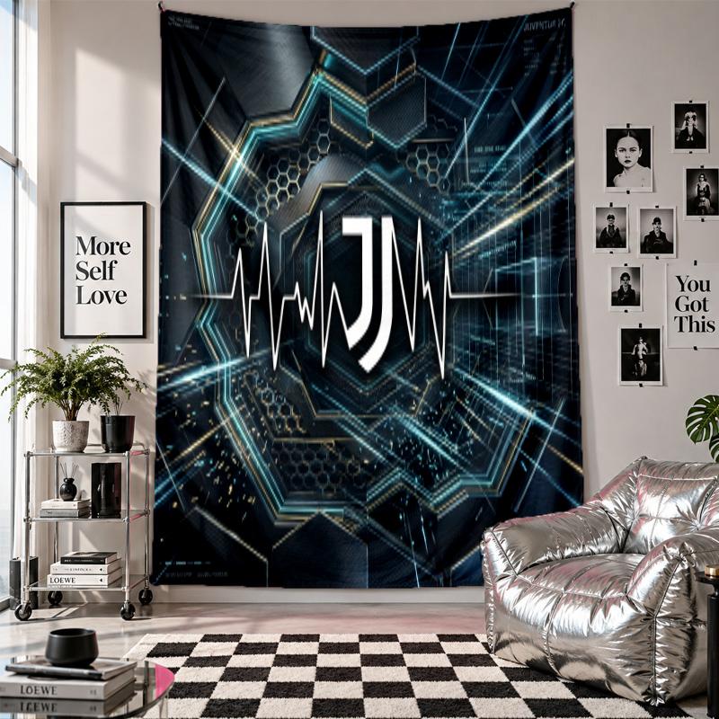 Juventus FC Wall Tapestry Home Decor Wall Hanging Cloth for Bedroom Living Room Background