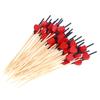 Heart-Shaped Bamboo Skewers Buffet Cake Fruit Fork Party Dessert Salad Bar