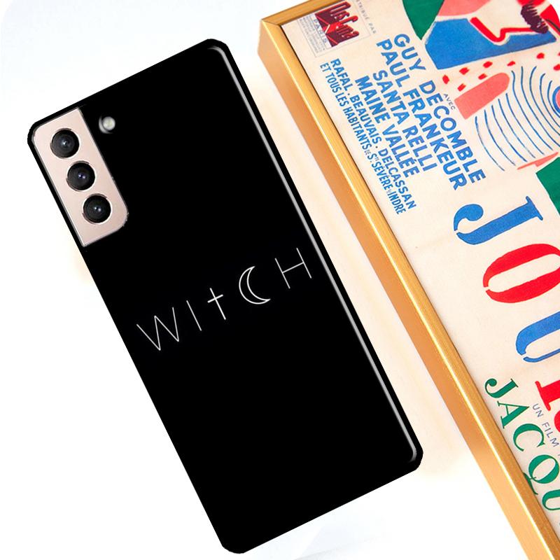 Чехол-страшилка 'Лунная ведьма Хэллоуина' для Samsung Galaxy S22 Ultra S8 S9 S10 Note 10 Plus Note 20 S21 Ultra S20 FE