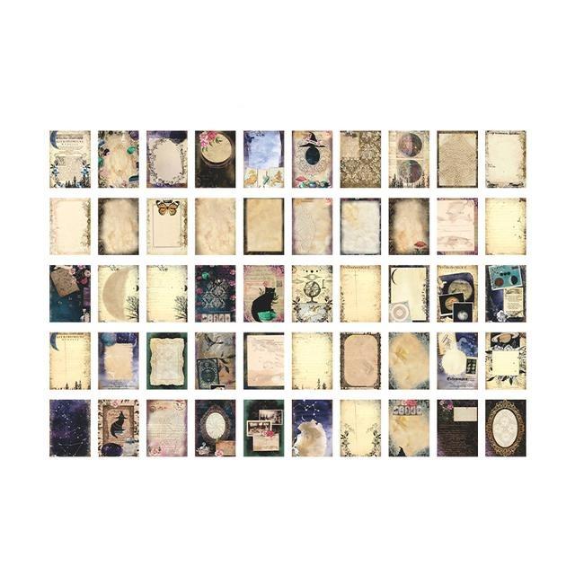 Dimi 100 листов, большой размер, винтажный материал, бумага, ретро, легкая бумага, деко, скрапбукинг, коллаж, фон, сделай сам, журнал, дневник, ремесло