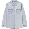 Levis Workwear Loose Casual Soft Comfortable Long Sleeve Shirt Men Shirts Light-Blue 003KW-0002