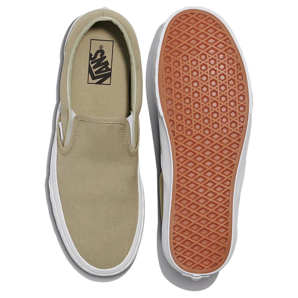 Vans Классические кроссовки Slip-On Check Bumper - хаки, унисекс, зеленые VN0A2Z41KHK
