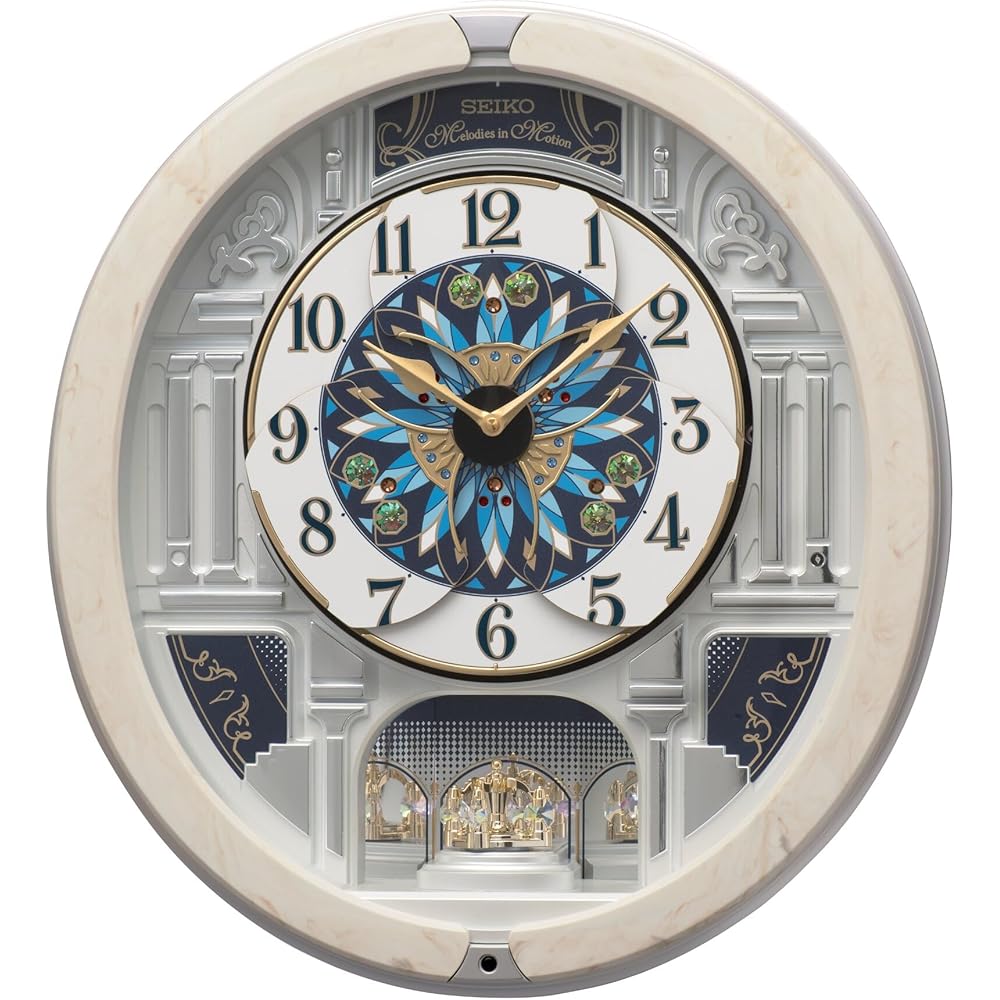 Seiko Clock Wall Clock, Quartz Clock, Mechanical Clock, Analog, Triple Selection, Melody, 443×405...