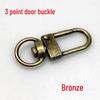 Antique Bronze Swivel Gate Buckle for DIY Jewelry and Keychains