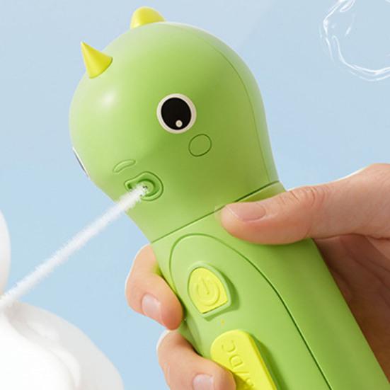 Электрический дозатор шампуня для ванны для собак и кошек в форме динозавра, держатель для мыла для собак 2 в 1, перезаряжаемая машина для вспенивания мыла для собак, для уборки