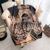 New Shawl Warm Winter Scarf Women Print Paisley Tower Cashmere Pashmina Thick Wrap Head Neck Foulard Luxury  Blanket Echarpe