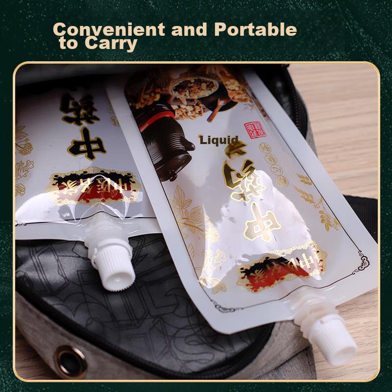 Disposable Bags, 50 Pieces * 300ml, Decoction Packaging Bags, Plastic Sealing Bags, Liquid Packaging Bags, Storage Sealing Bags