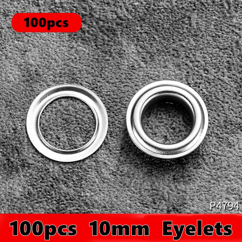 Набор инструментов для установки люверсов 6 мм 10 мм, ручные щипцы-пресс для металла, пробойник для отверстий под люверсы для кожи, холста, одежды, брезента для DIY