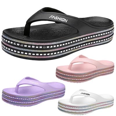 Holfredterse Новейшие 2022 Женские Шлепанцы Сандалии Женские Летние Тапочки Обувь Дамские Плоские Пляжные С Открытым Носком Обувь Толстая Подошва 1296