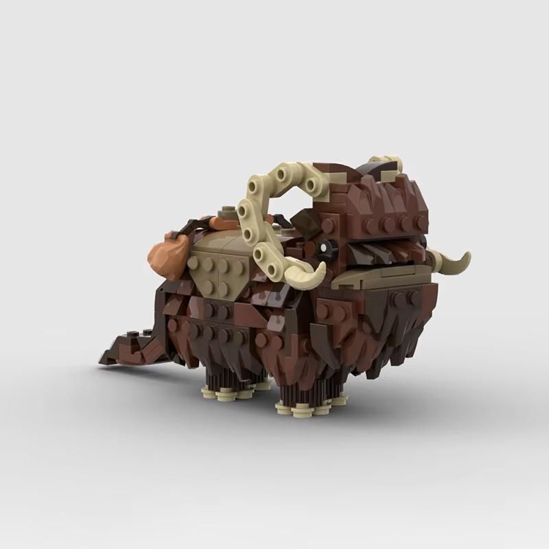 Moc конструктор креативный космический зверь Банса модель монстр маунт носорог сборка конструктор игрушка детский подарок