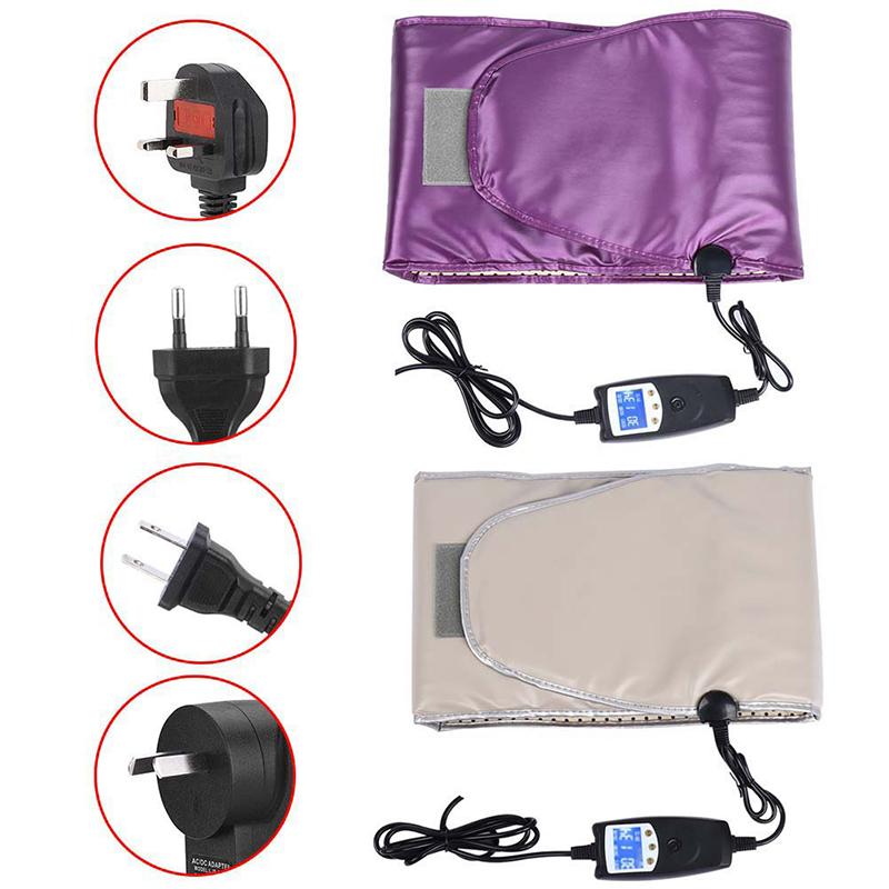 Electric Sauna Heating Belt Slimming Waist Warm Vibration Weight Loss Beauty Far Infrared Belly Trimmer Back Pain Relief Tool
