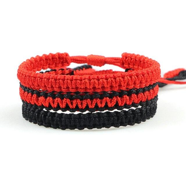 3 шт. тибетский буддийский амулет счастливый плетеный браслет на лодыжку многоцветный ручной работы узлы веревка браслет Будды для женщин мужчин подарки