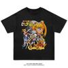 Sailor Moon T-shirt Men's and Women's Summer Cartoon Print Top Oversize T-shirt Loose Cotton Short Sleeves
