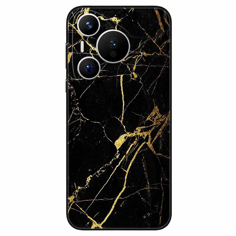Чехол для Huawei Pura 70 / Pura70 Pro Мягкий Силикон Модный Мраморный Ударопрочный Чехол для Huawei Pura 70 Ultra P 70 Pro+ TPU Чехол
