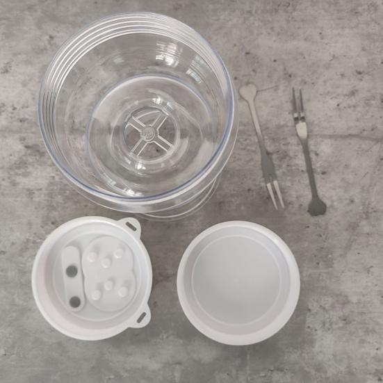 Glass Pickle Jar with Strainer Flip Leak-Proof Wide-Mouth Design Food Grade BPA Free