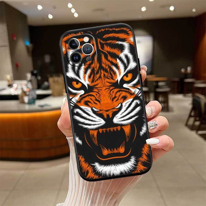Animal Tiger Phone Case for Redmi Note 12 12S 12C 13 13C 13R 14 14S 14R 14C 11A 13X A3 A3X A4 A5 Pro Max Plus