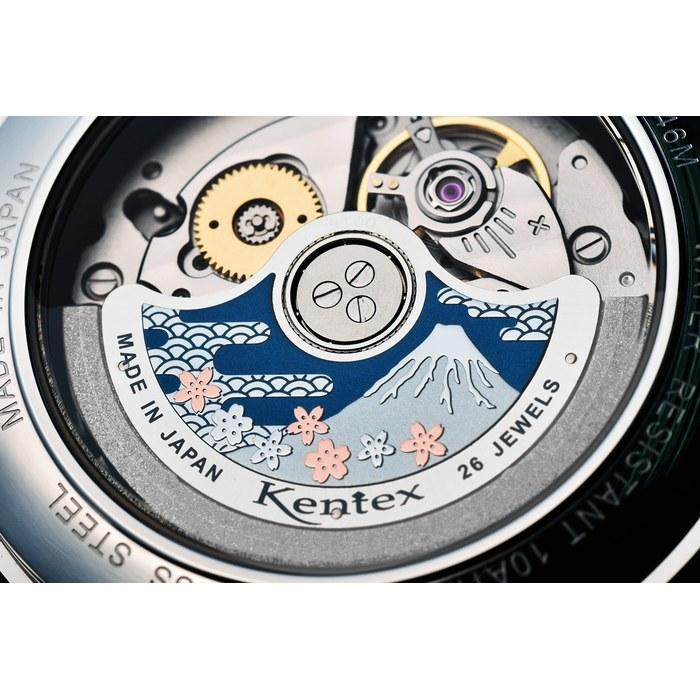[Kentex] Watch Automatic Mechanical 10 ATM Water Resistant Multifunction E546M-08 Silver