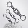 Stainless Steel Fishing Swivels Snap Rolling Fishing Connector Pin Fishing Lure Connect