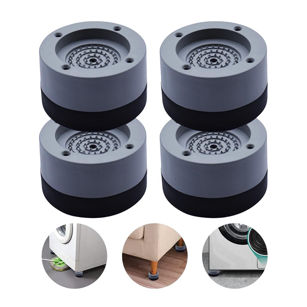 4PCS Washing Machine Base Foot Pads Anti Slip Anti Vibration Pads for Home Appliances Washing