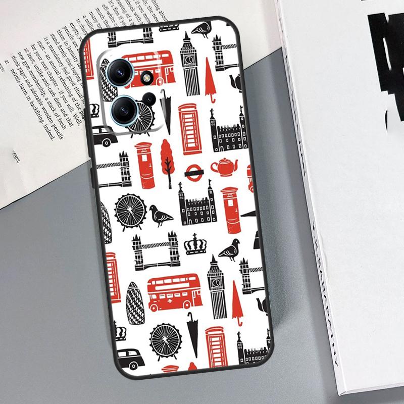 London British Union Jack Case For Xiaomi Redmi Note 14 10 11 12 13 15 Pro Plus Cover For Redmi 15 15C 14C 12C 10C 13C