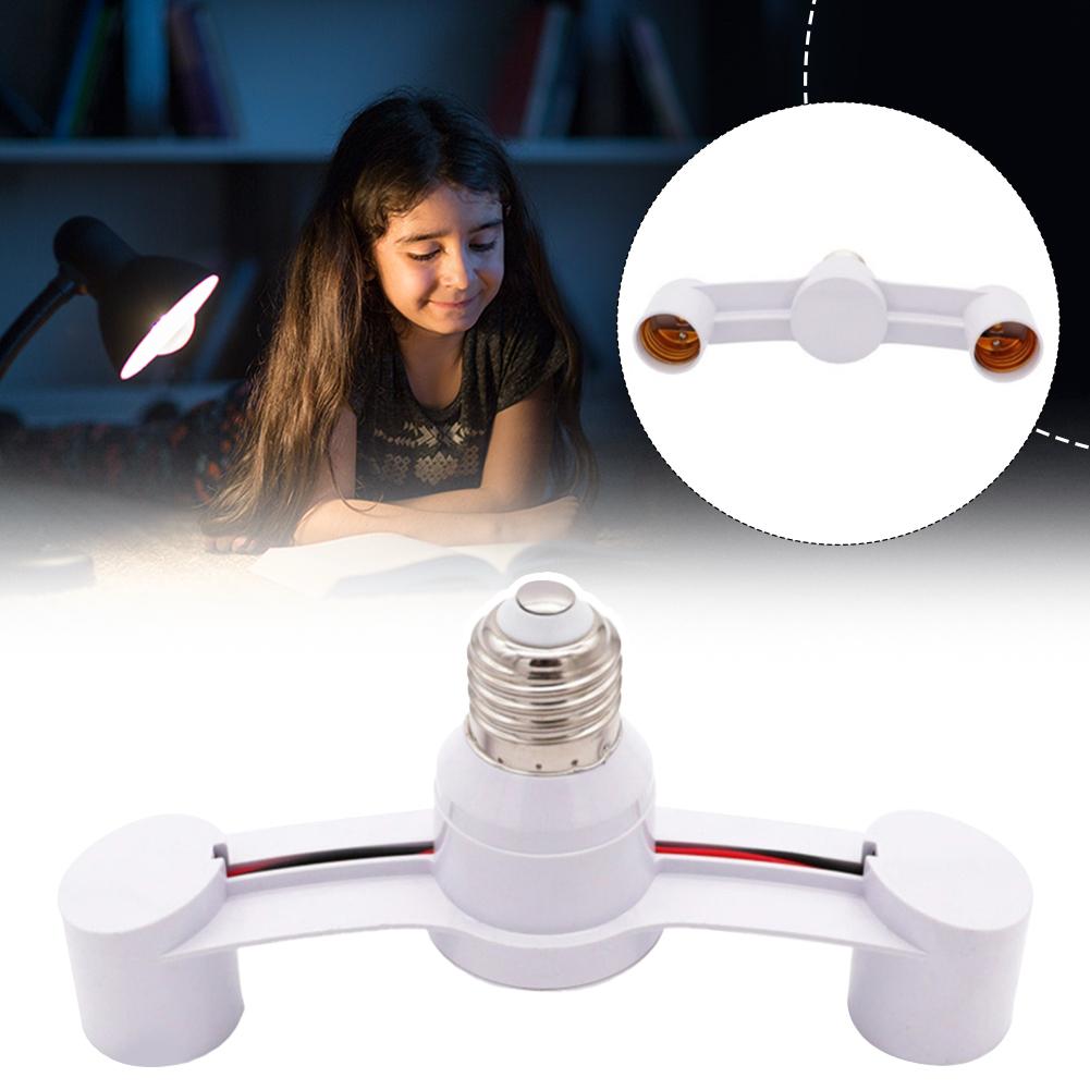 E27 на 2 E27 2 в 1 головка удлиненная светодиодная лампа лампа студийный держатель база фото розетка Fo P2X3