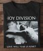 Joy Division Любовь разорвет нас на части Футболка Хлопок Черный Мужская Унисекс Футболка