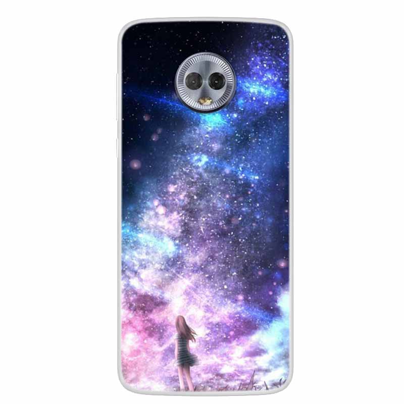 For Moto G6 Plus Case G6 Play Lovely Cat Soft TPU Silicone Transparent Phone Case For Motorola Moto G6 Cover Clear Bumper MotoG6
