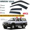 Для Toyota 4Runner 1990-1995, с оконными дефлекторами (ветровиками) для защиты от дождя и блокировки дождя, козырьками от дождя и панелями для блокировки дождя для декора