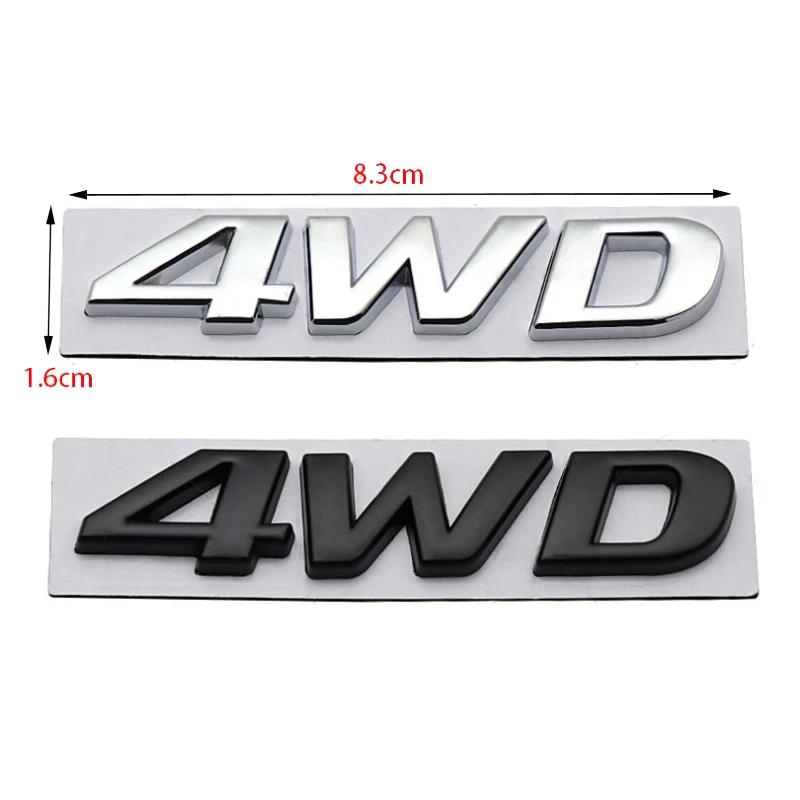 AAXT1 4WD car logo suitable for hyundai IX25 IX35 new Tucson Santafe personality four-wheel drive tail label stickers Trunk letter