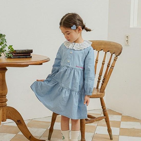 Прекрасное кружевное платье-отмена от Olivan Girls, популярный персонаж в Корее