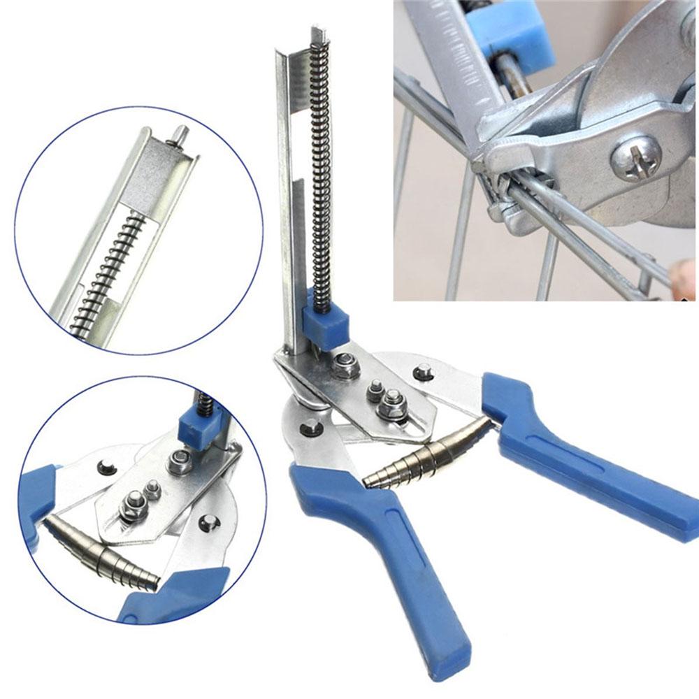 Steel Anti-slip Handle Wire Fencing Hand Tools M Clips/Staples Bird Chicken Hog Ring Plier