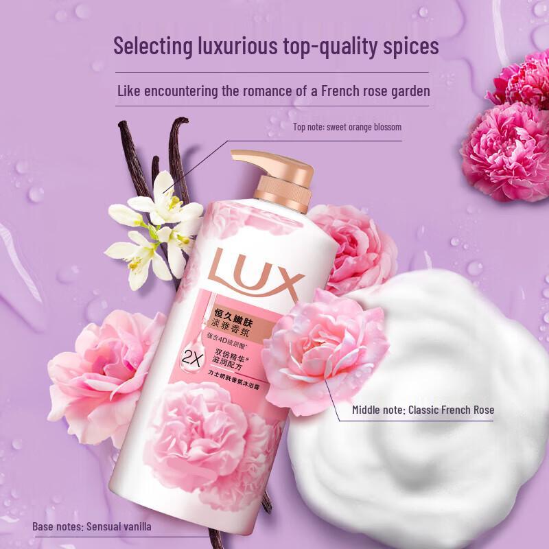 Гель для душа Lux Lasting Tender Skin