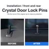 Универсальный Все модели Для BMW Crystal Door Pin Lock G30 G20 X5 G05 G06 X3 G01 G08 G11 G12 F10 F20 F30 Простая установка салона автомобиля