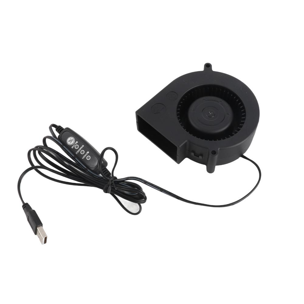 DC5V Computer Cooling Fan 3 Speed Brushless Cooling Fan Turbo Cooling Fan Server Cooling
