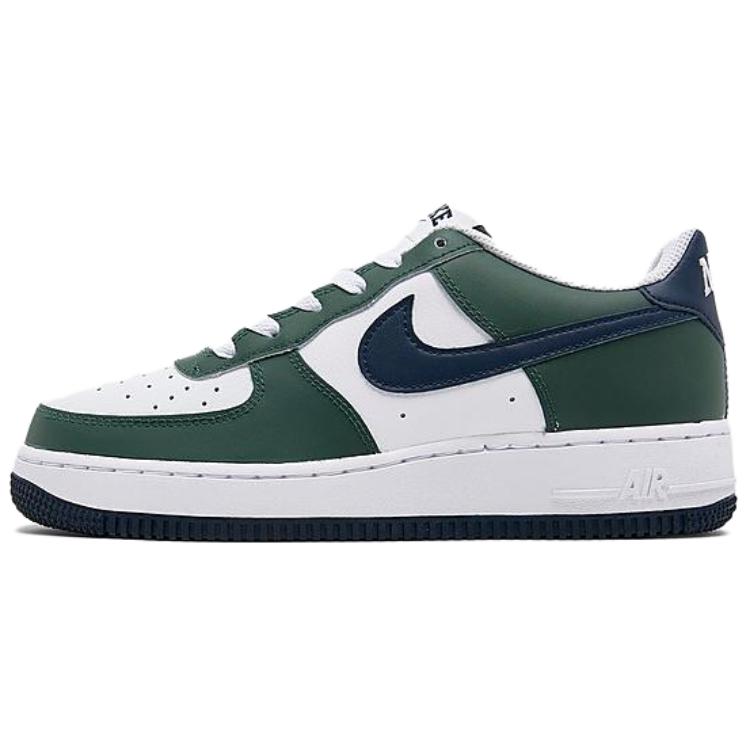 Nike Air Force 1 GS Vintage Green Obsidian Kids Sneakers White HF5178-300