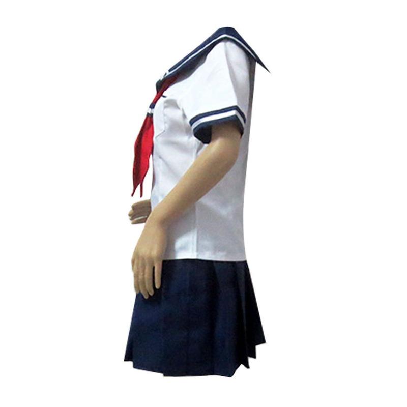 Danganronpa Cosplay Costumes Naegi Komaru Uniform Women's Skirt / Top / Tie / Socks Anime Costume JK School Uniform