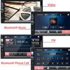 Автомобильный радиоприемник 1/2 Din Bluetooth HD 7 "Сенсорный экран Стерео 12 В Мультимедиа FM ISO Питание Aux Вход Bluetooth USB Зеркальная связь с камерой/без камеры