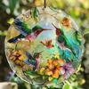 Mother's Day Hummingbird Hanging Decoration Weather-proof Indoor Outdoor Garden Wall Window Hanging 2D