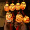 Bamboo Weaving Cage Mid-Autumn Festival Lantern Bamboo Portable Lantern  Home Decoration