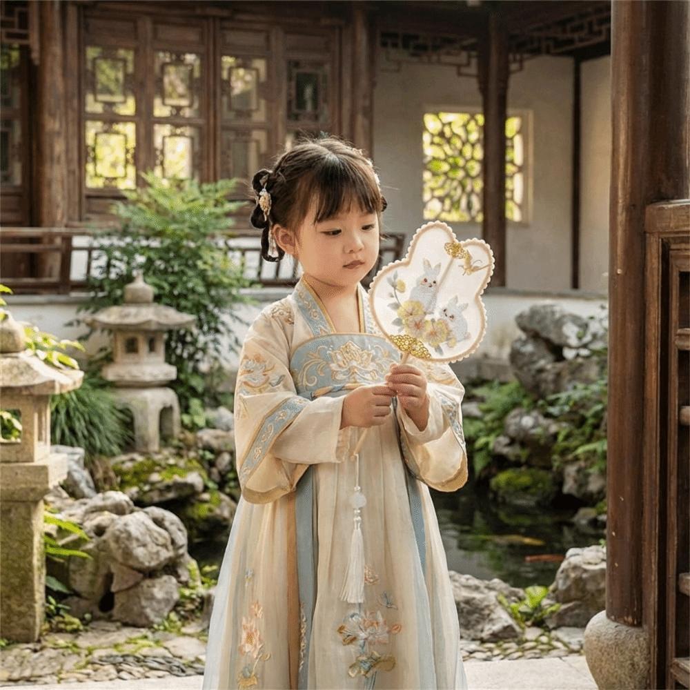 Handheld Ancient Style Fan Rabbit Shaped Dance Fan Decorative Fan Hanfu Fan Stage Performance