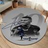 Mbappe Legend Custom Name Round Area Rug Carpet Rug For Living Room Bedroom Sofa Playroom Decor Nonslip Floor Mat