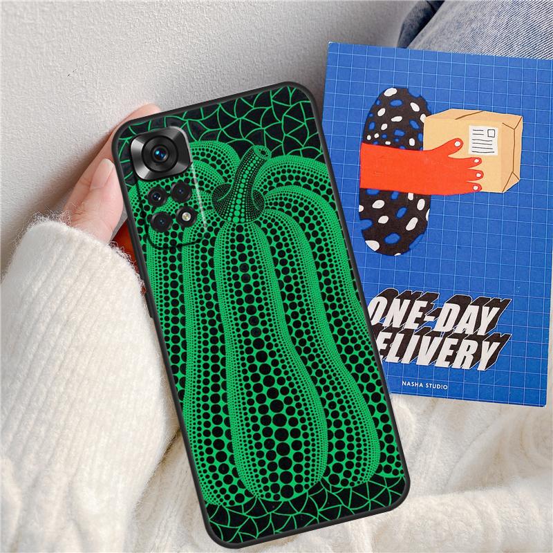 Чехол Yayoi Kusama Тыква Арт Для Xiaomi Redmi Note 13 Pro 14 9 10 11 12 9S 10S 11S 12S Redmi 13C 10C 12C 14C