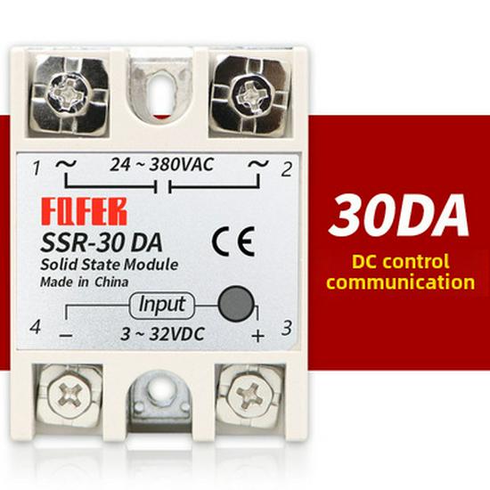 Управляемое постоянным током твердотельное реле переменного тока 40DA 25A 60DA 80DA 100DA-H 40DD VA однофазное твердотельное реле