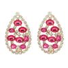 Teardrop Rhinestone Diamond Earrings for Women - Elegant Party Accessories